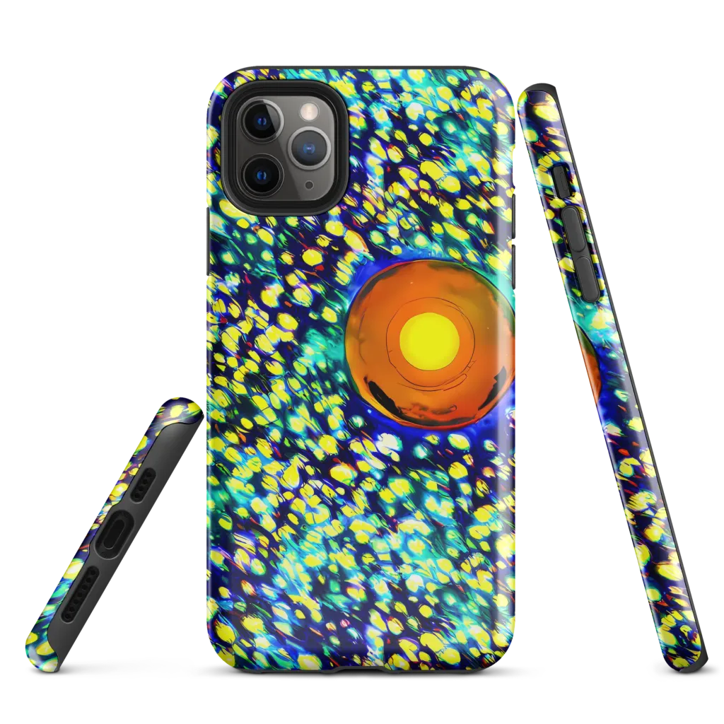 Illuminated Whirl on Tough Case for iPhone® — Front
