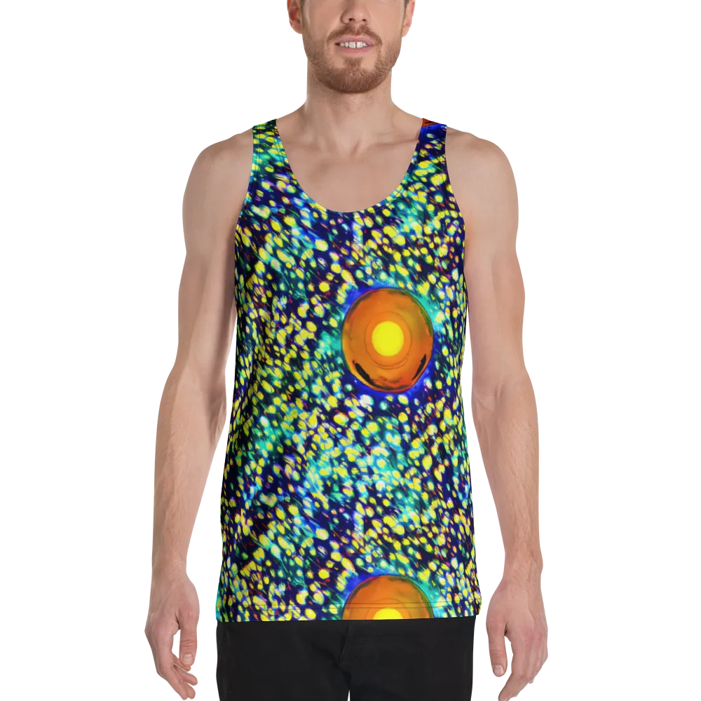 Illuminated Whirl on Men's Tank Top — Front