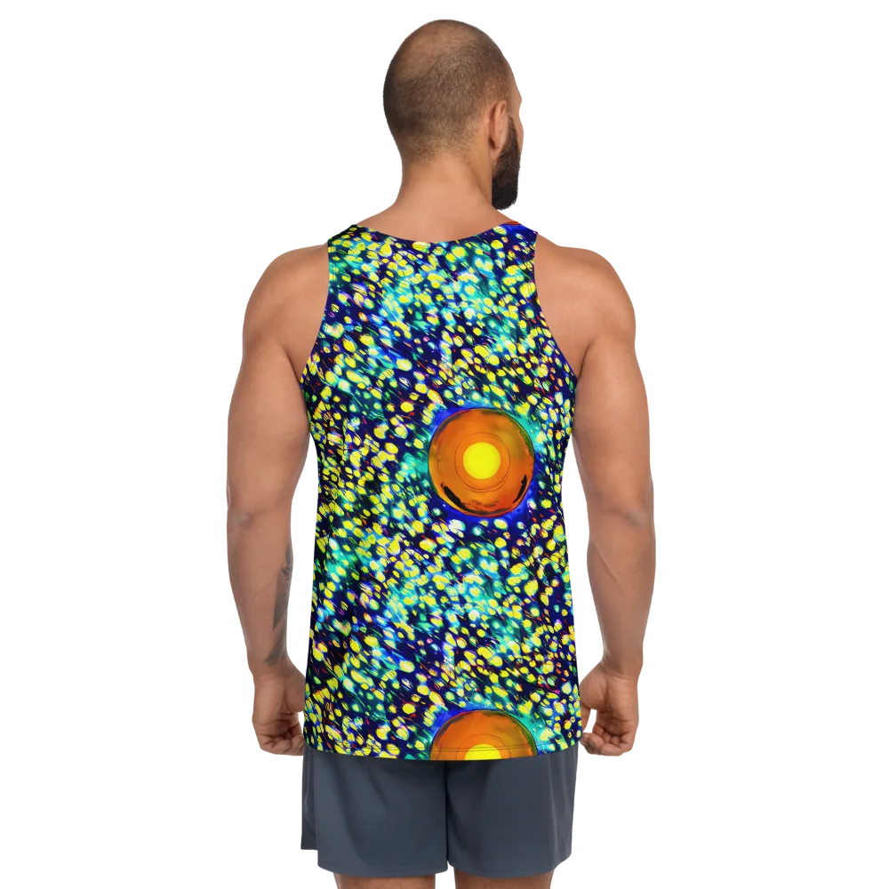 Illuminated Whirl on Men's Tank Top — Back