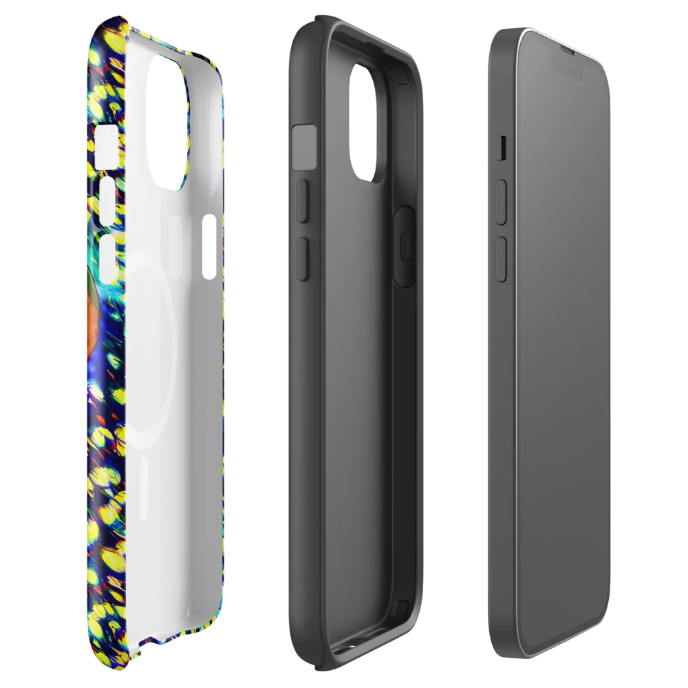 Illuminated Whirl on MagSafe Tough Case for iPhone® — Front