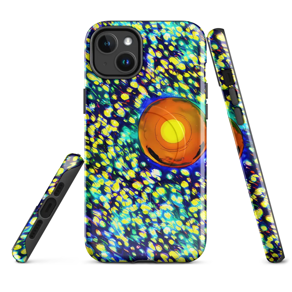 Illuminated Whirl on MagSafe Tough Case for iPhone® — Front