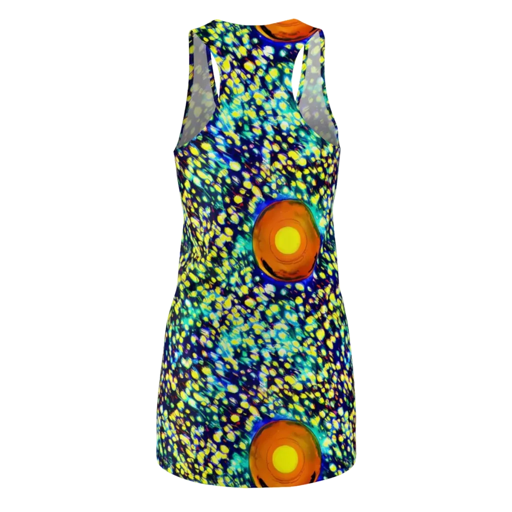 Illuminated Whirl on Racerback Dress — Back