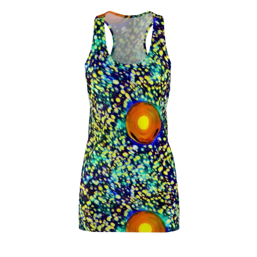 Illuminated Whirl on a Racerback Dress