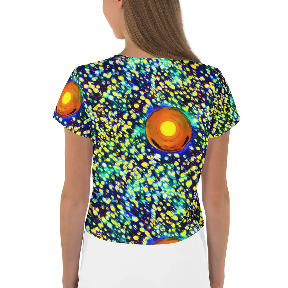 Illuminated Whirl on Crop Tee — Back