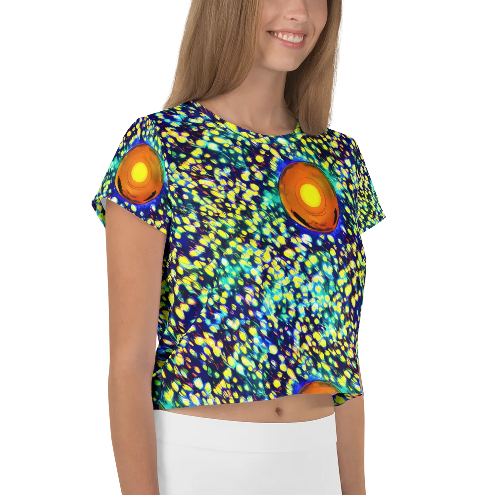 Illuminated Whirl on Crop Tee — Right