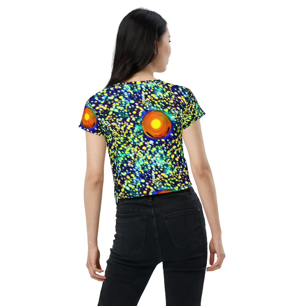 Illuminated Whirl on Crop Tee — Back