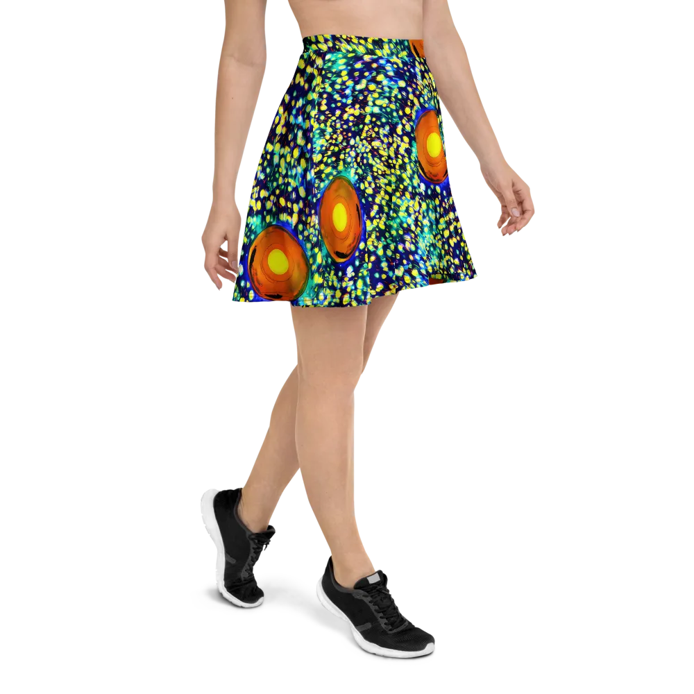 Illuminated Whirl on Skater Skirt — Right