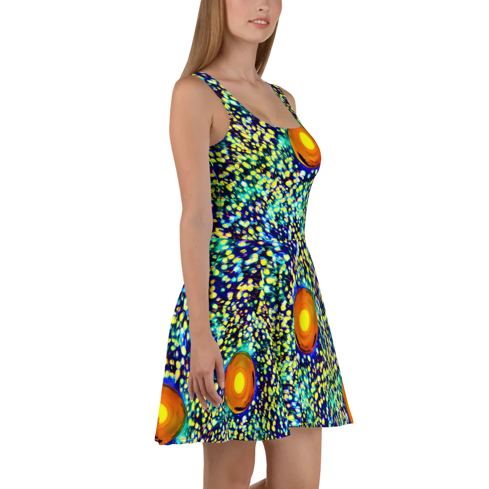 Illuminated Whirl on Skater Dress — Right