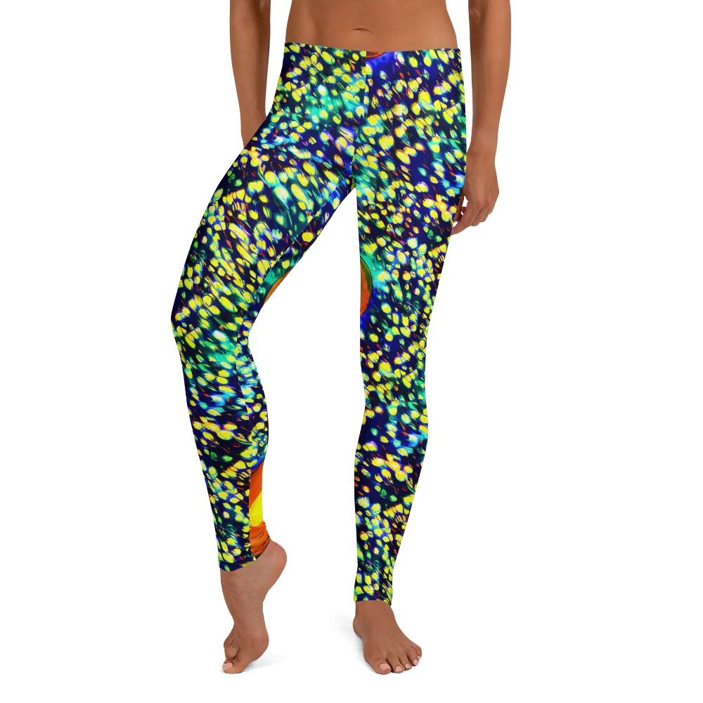 Illuminated Whirl on Leggings — Front