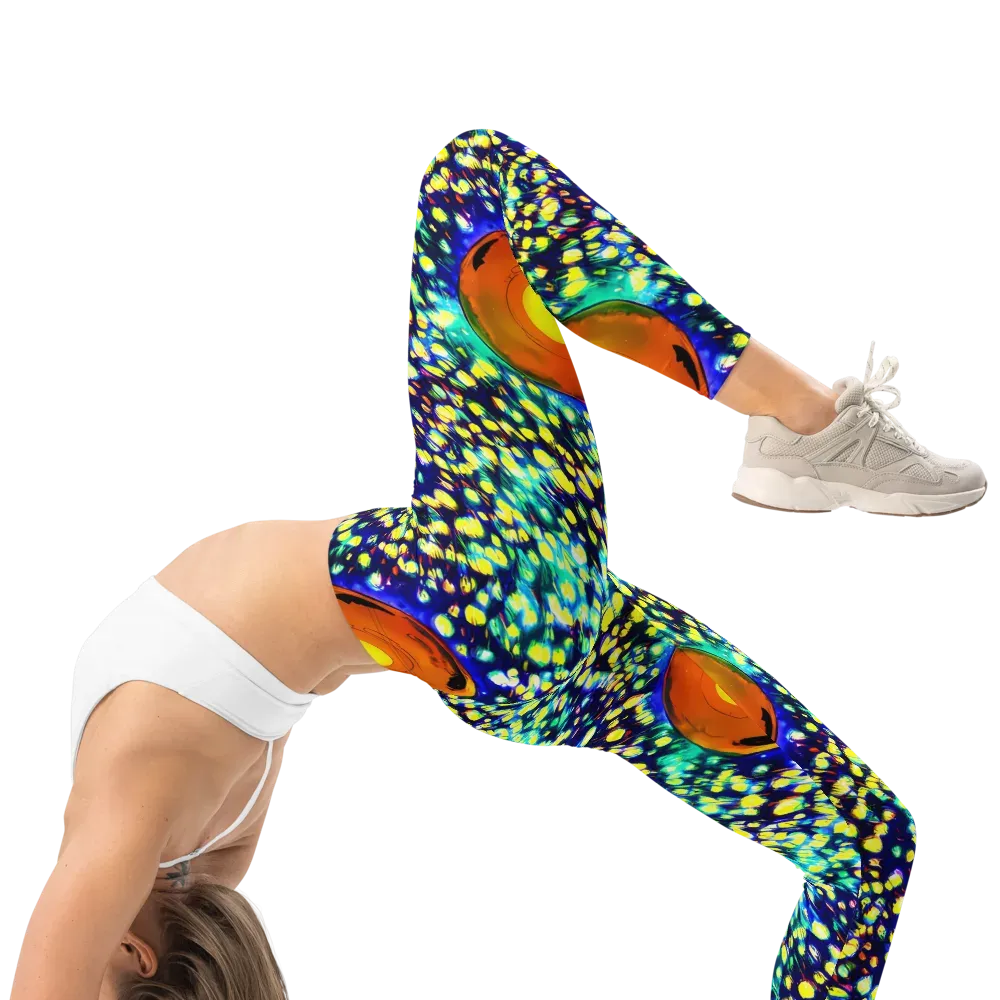 Illuminated Whirl on Leggings — Right