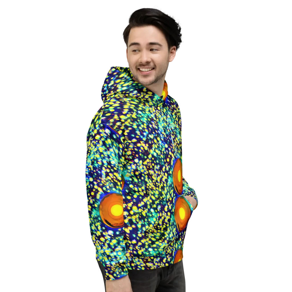 Illuminated Whirl on Hoodie — Right
