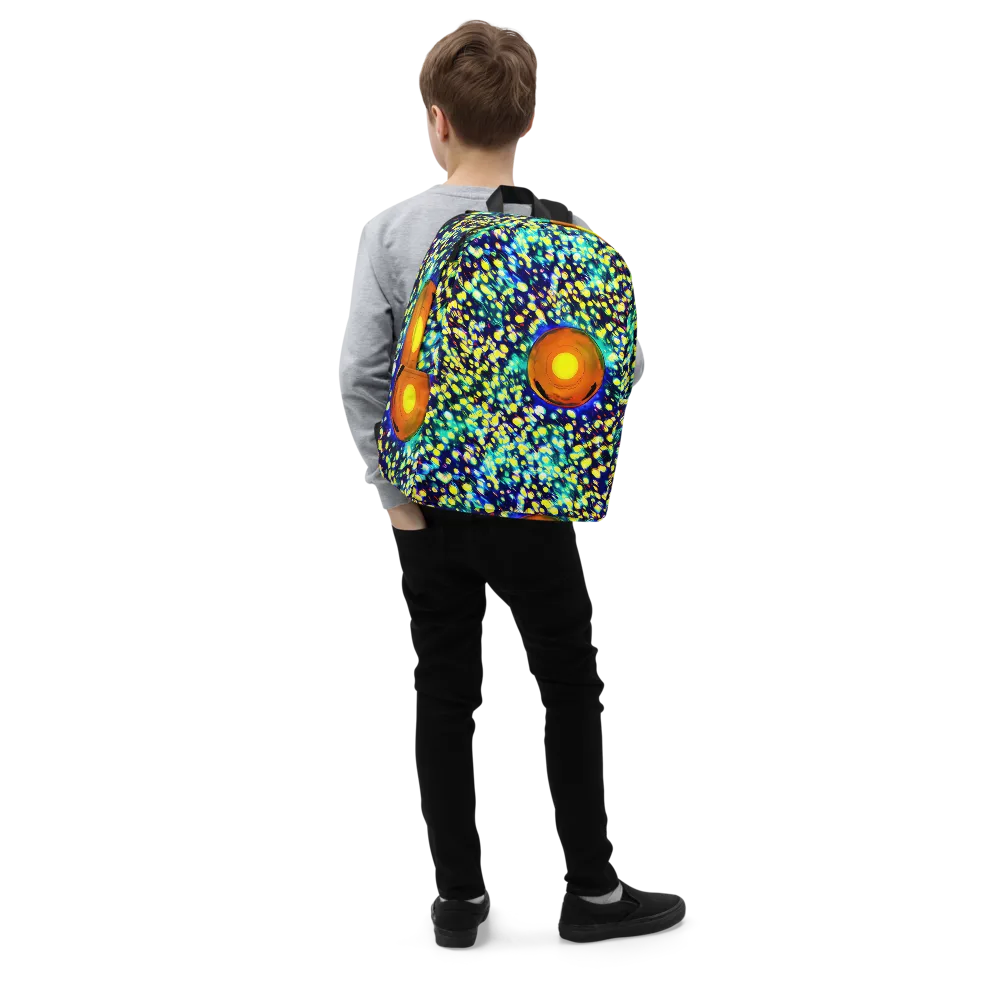 Illuminated Whirl on Minimalist Backpack — Right Front