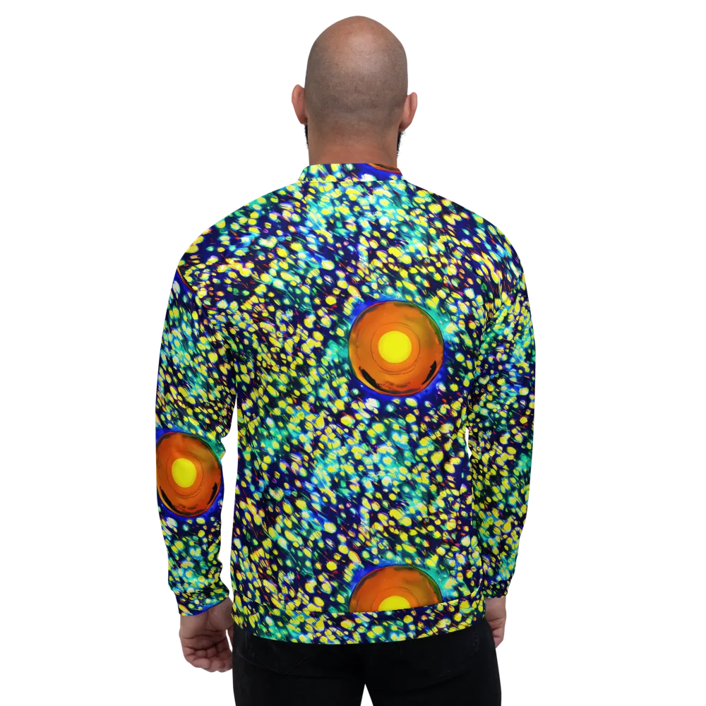 Illuminated Whirl on Bomber Jacket — Back