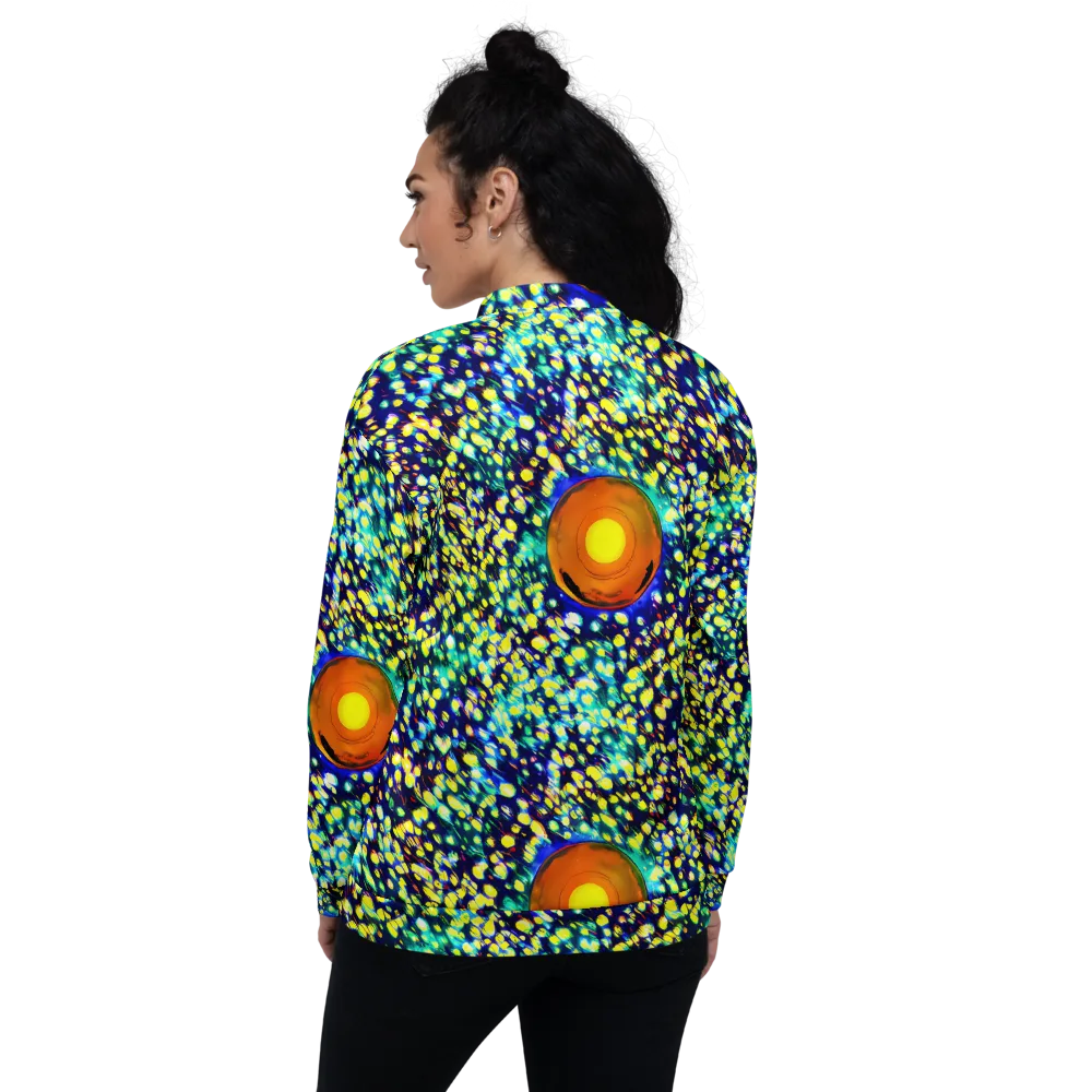 Illuminated Whirl on Bomber Jacket — Back