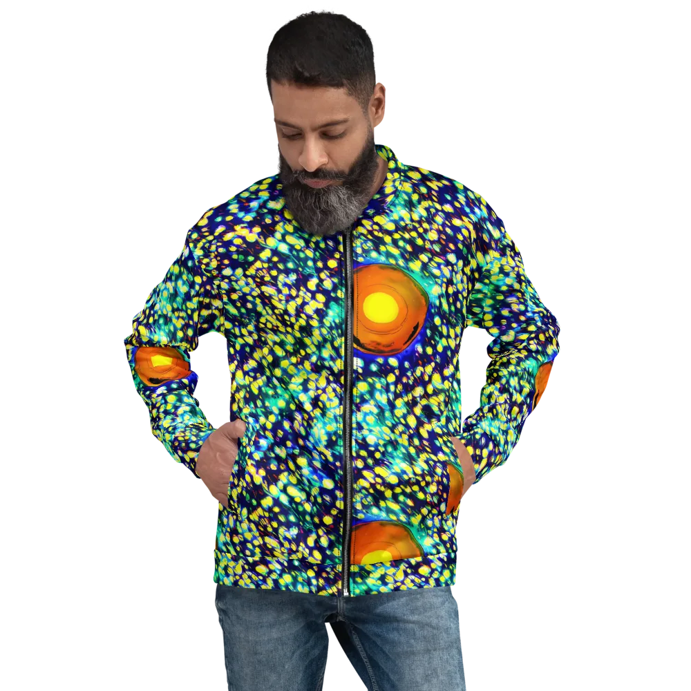 Illuminated Whirl on Bomber Jacket — Front