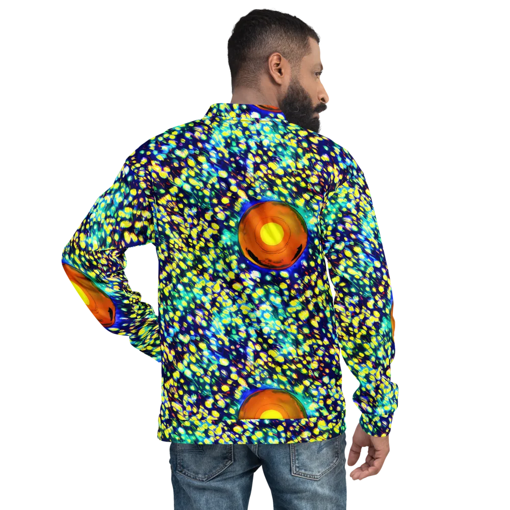 Illuminated Whirl on Bomber Jacket — Back