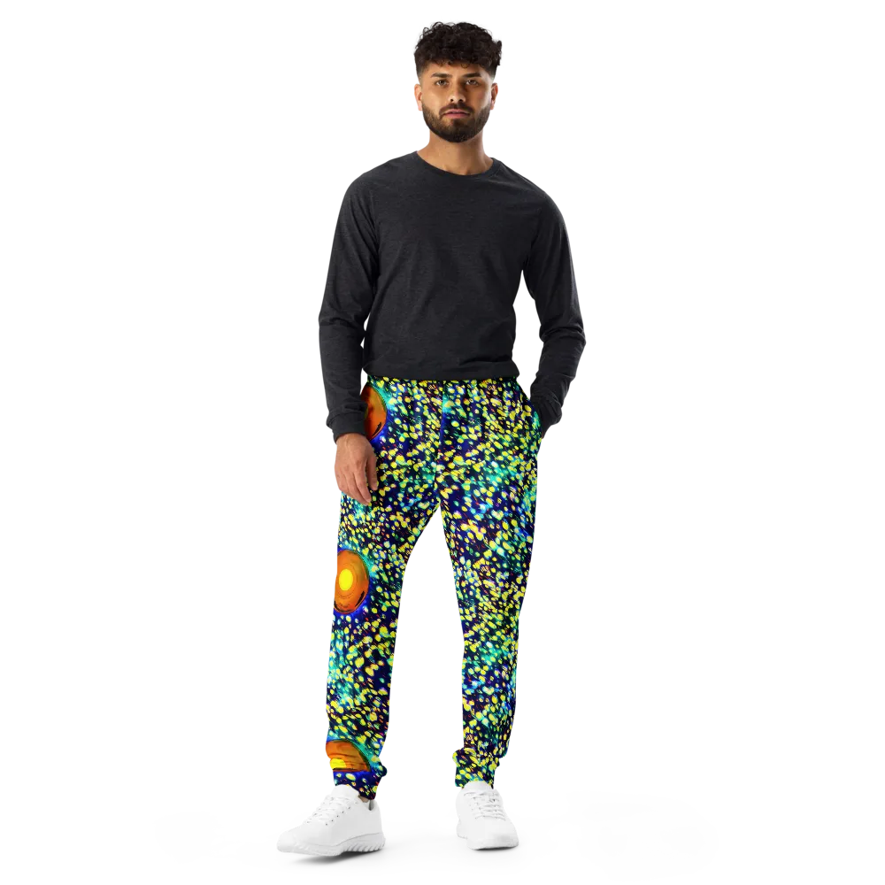 Illuminated Whirl on Men's Joggers — Front