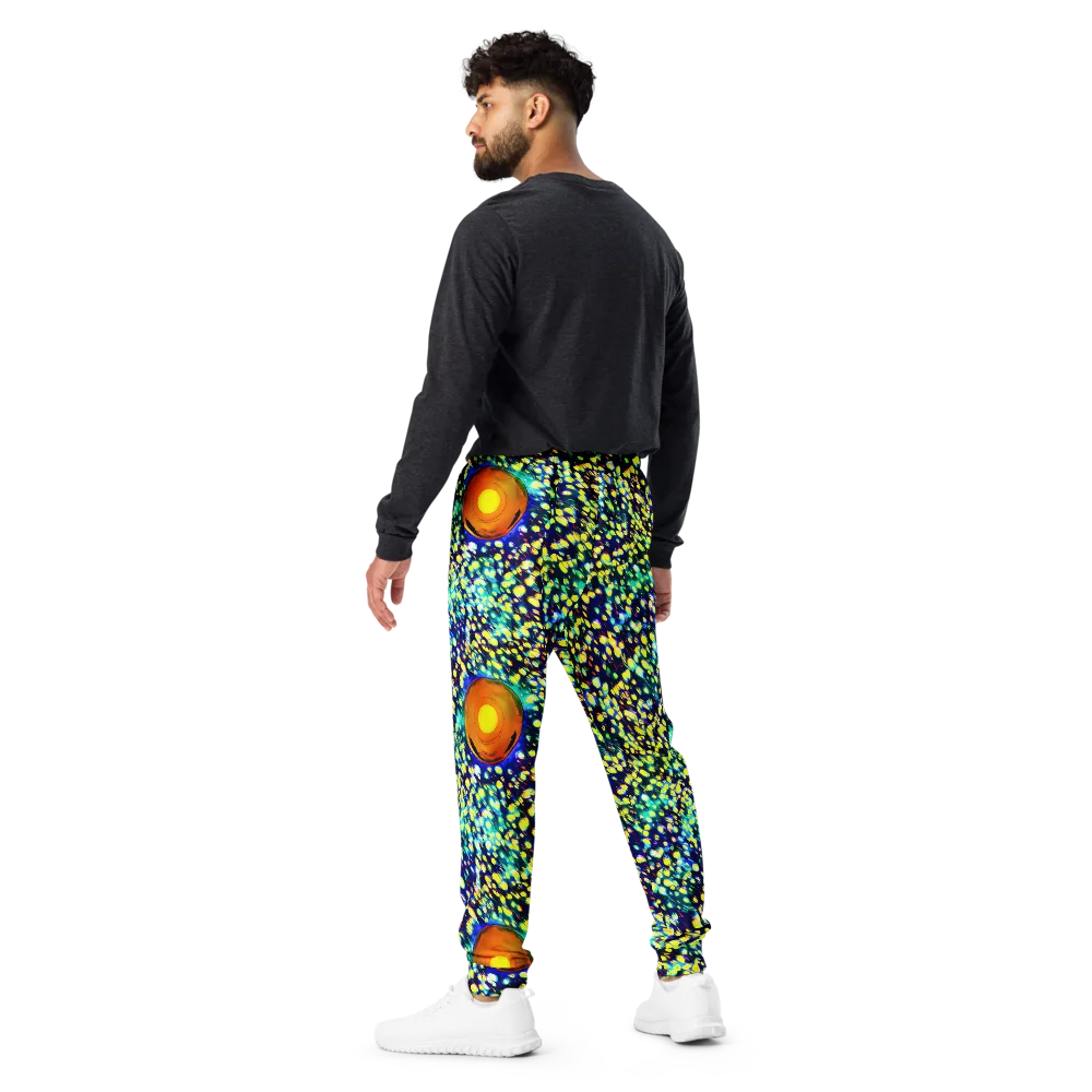 Illuminated Whirl on Men's Joggers — Back