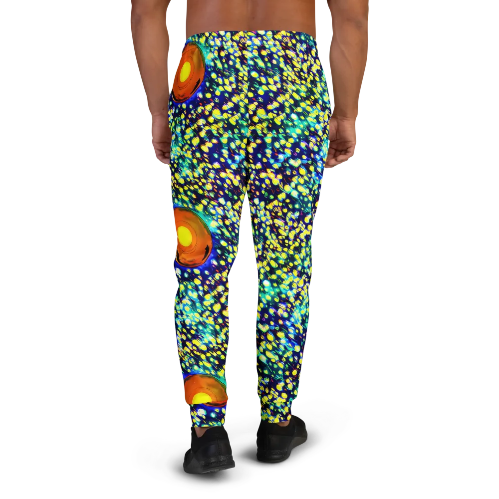 Illuminated Whirl on Men's Joggers — Back