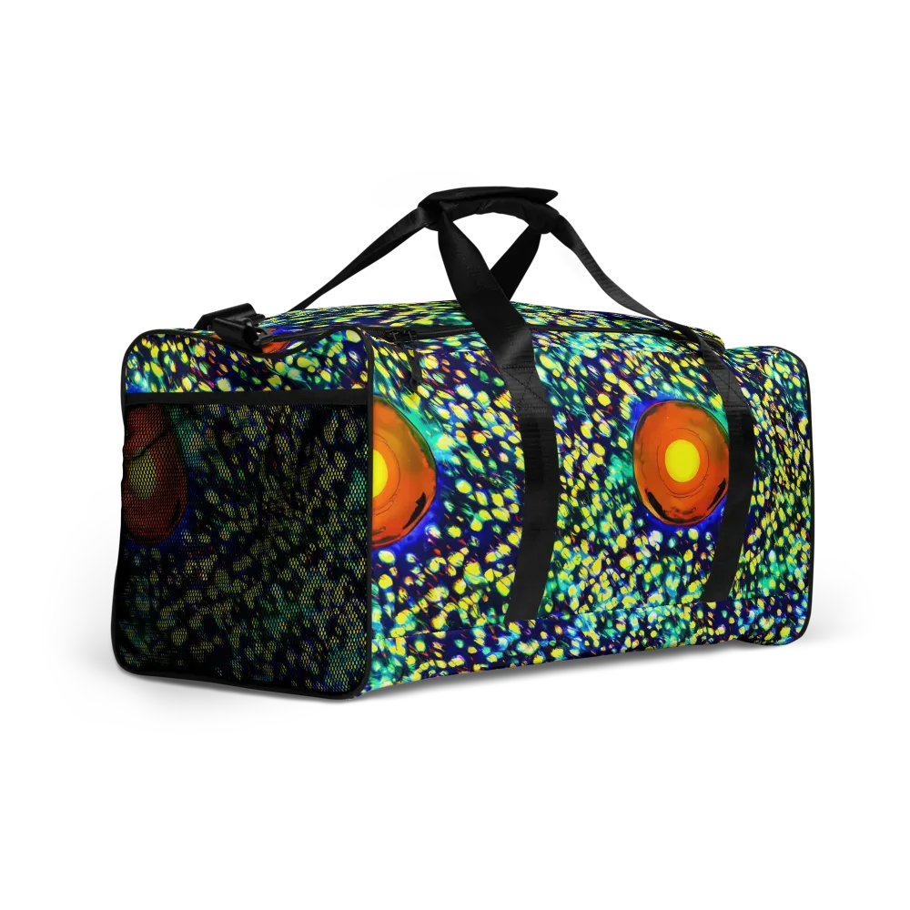Illuminated Whirl on Duffle Bag — Right Front