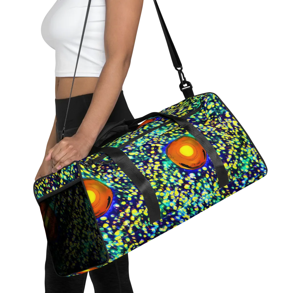 Illuminated Whirl on Duffle Bag — Front