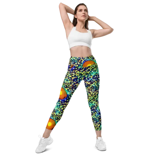 Illuminated Whirl on a Leggings with Pockets