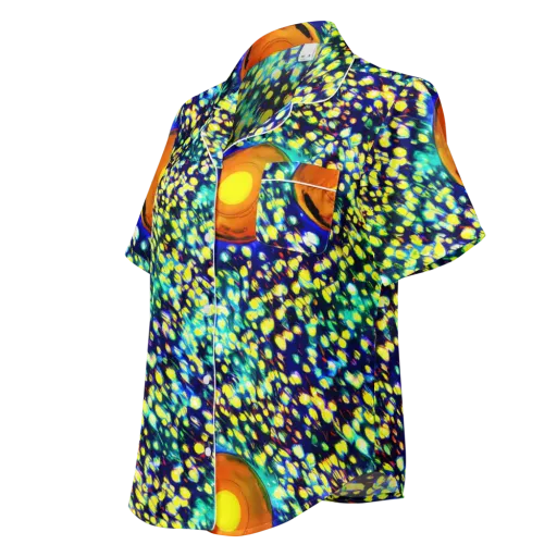 Illuminated Whirl on a Women's Short Sleeve Pajama Top