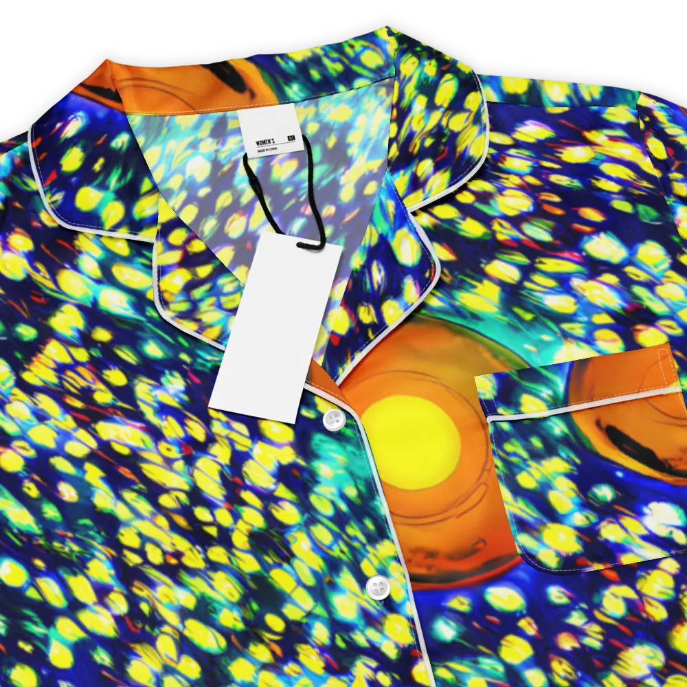 Illuminated Whirl on Women's Short Sleeve Pajama Top — Product details