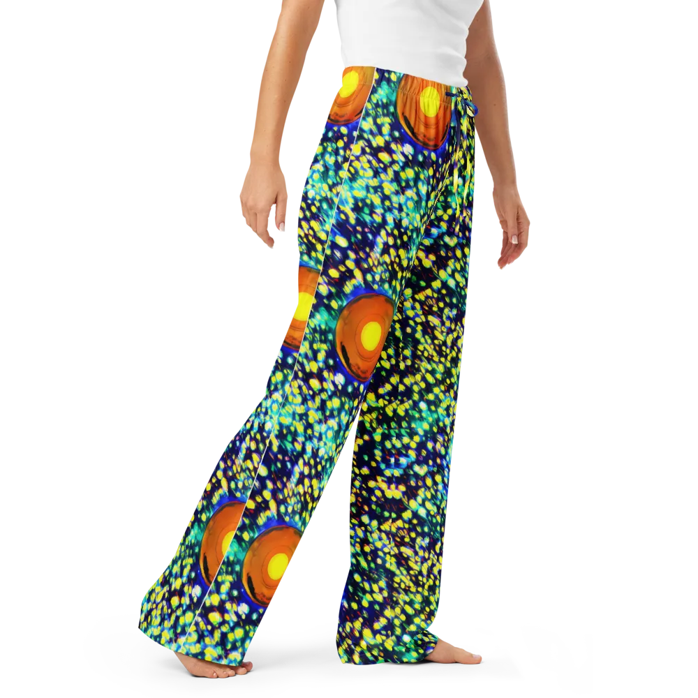 Illuminated Whirl on Women's Pajama Pants — Right Front