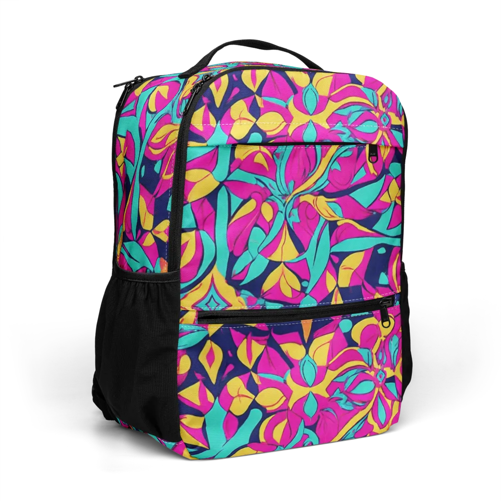 Magentaverse on Utility Backpack — Right Front