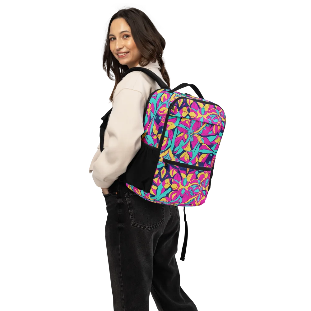 Magentaverse on Utility Backpack — Back