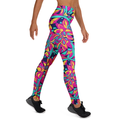 Magentaverse on a Yoga Leggings