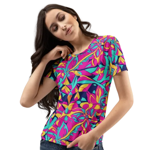 Magentaverse on a Women's Crew Neck T-Shirt