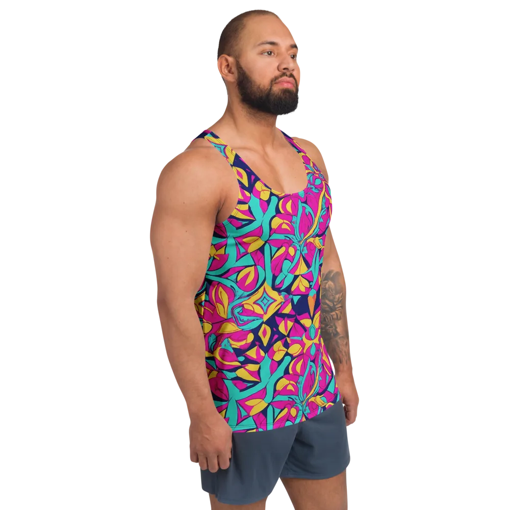 Magentaverse on Men's Tank Top — Right Front