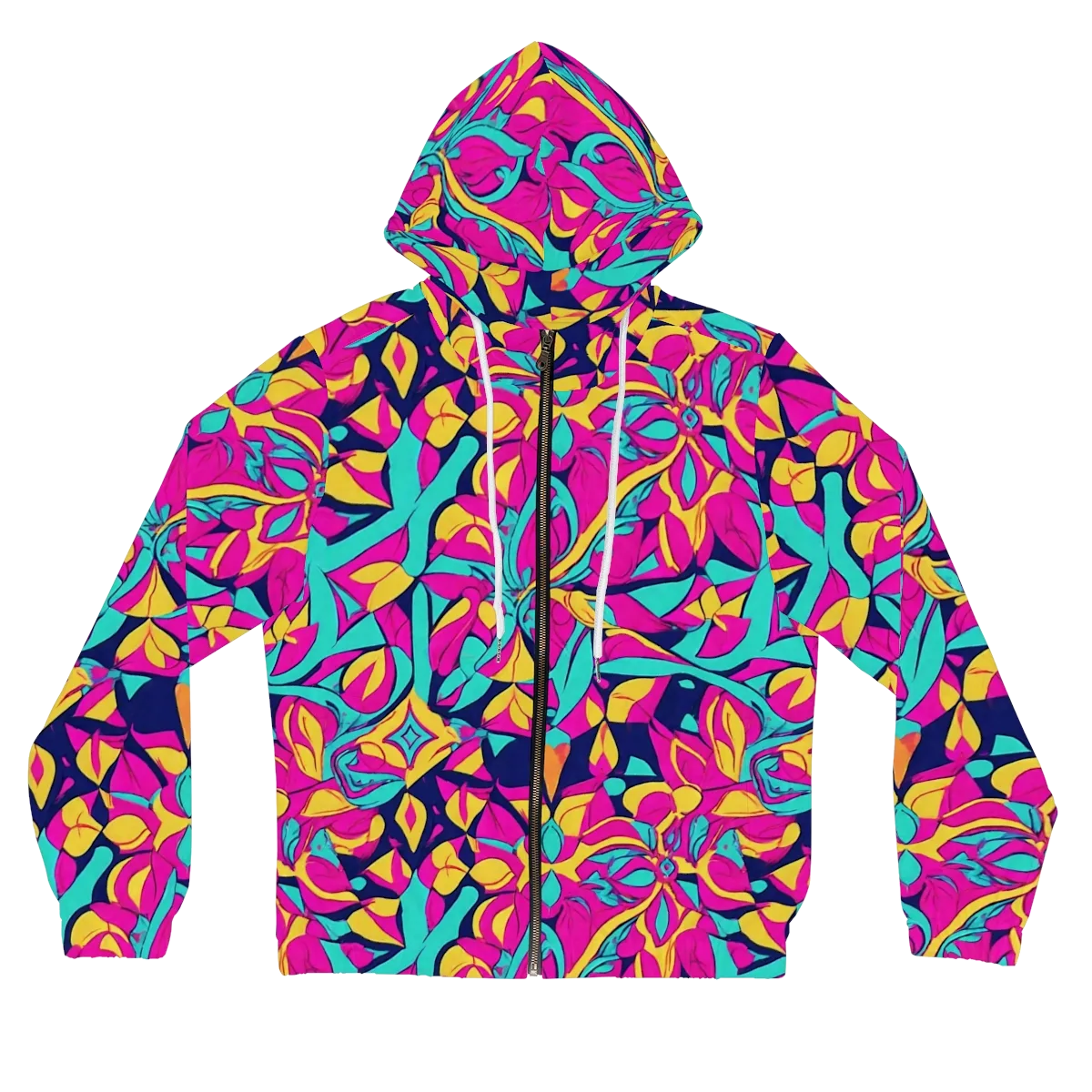 Magentaverse on Women's Full-Zip Hoodie — Front