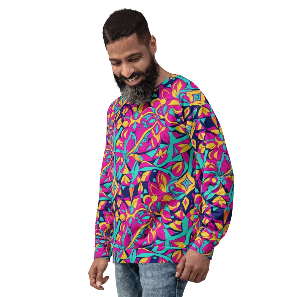 Magentaverse on Sweatshirt — Left Front