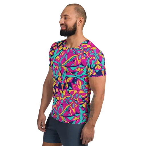Magentaverse on a Men's Athletic T-Shirt