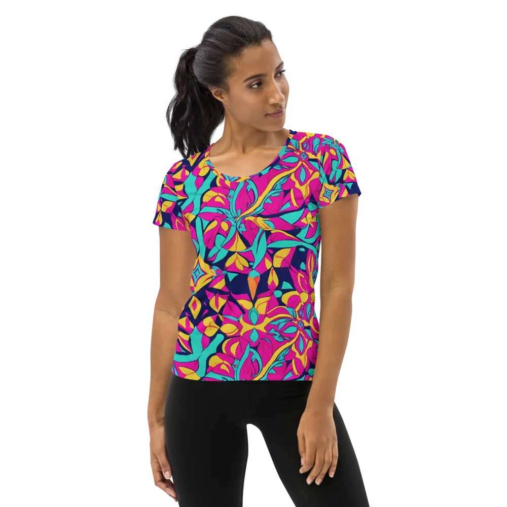 Magentaverse on Women's Athletic T-Shirt — Front