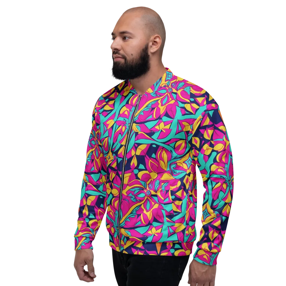 Magentaverse on Bomber Jacket — Left
