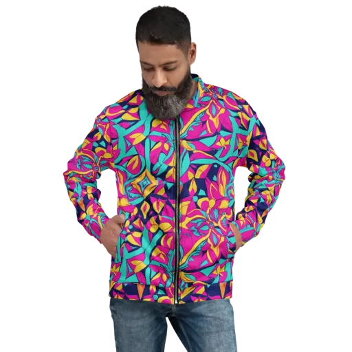 Magentaverse on a Bomber Jacket