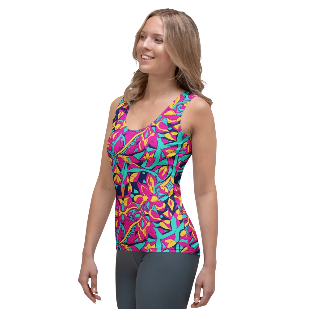 Magentaverse on Women's Tank Top — Left Front