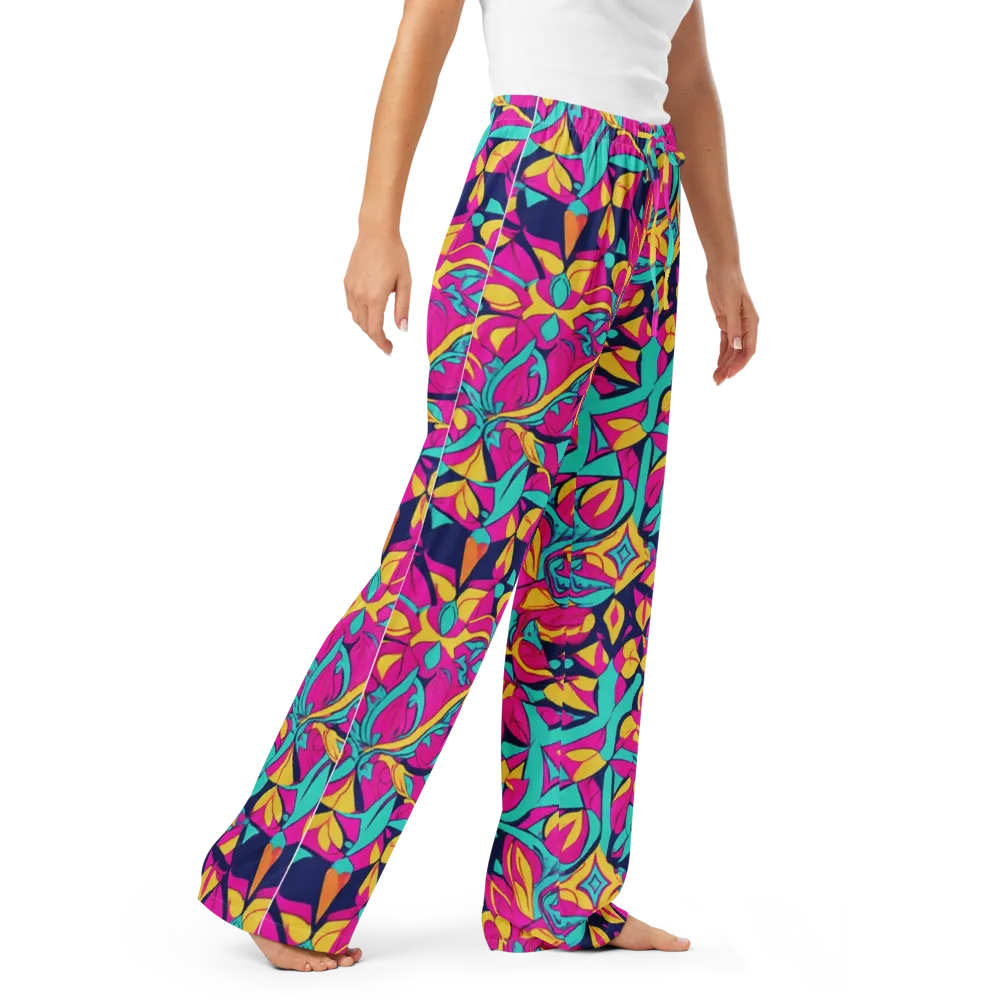 Magentaverse on Women's Pajama Pants — Right Front