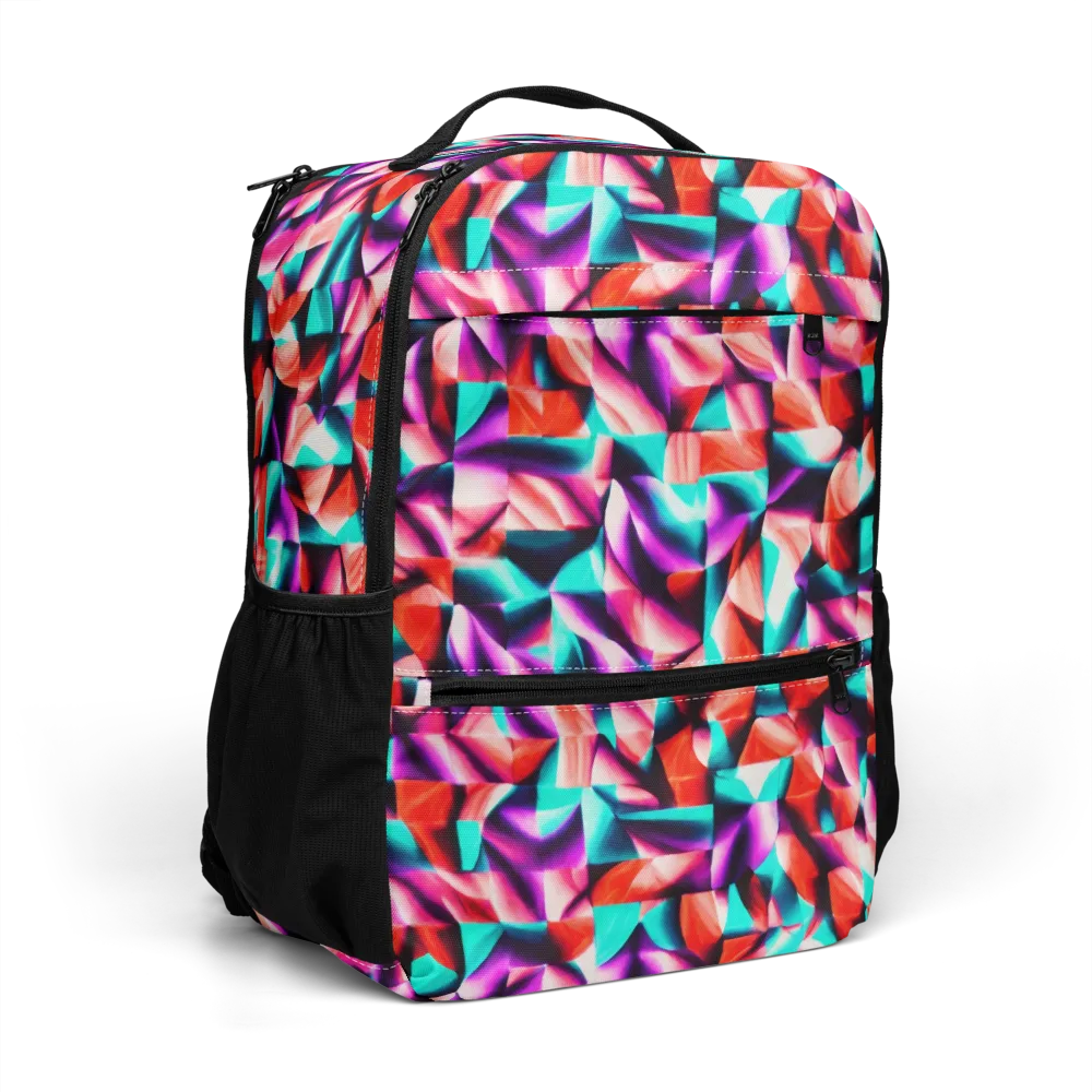 Electric Petalwork on Utility Backpack — Right Front