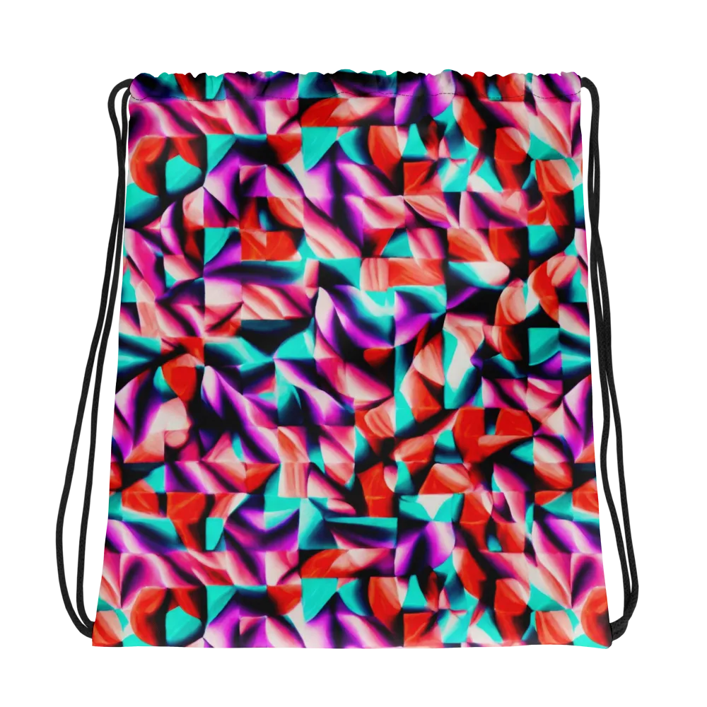 Electric Petalwork on Drawstring Bag — Photo