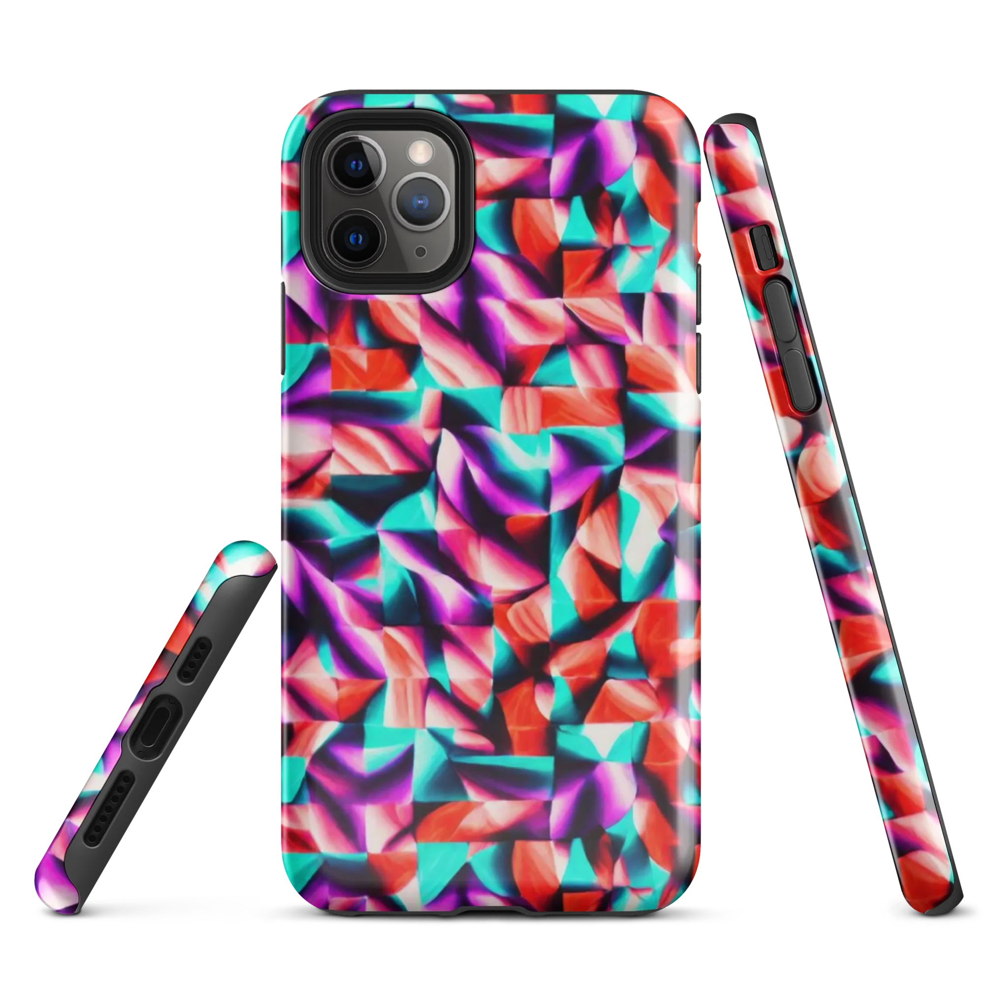 Electric Petalwork on Tough Case for iPhone® — Front
