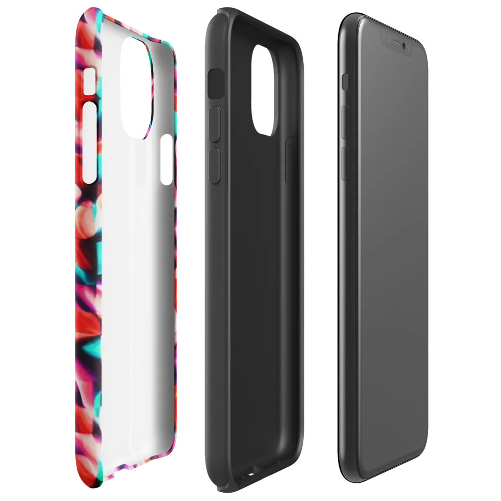 Electric Petalwork on Tough Case for iPhone® — Right