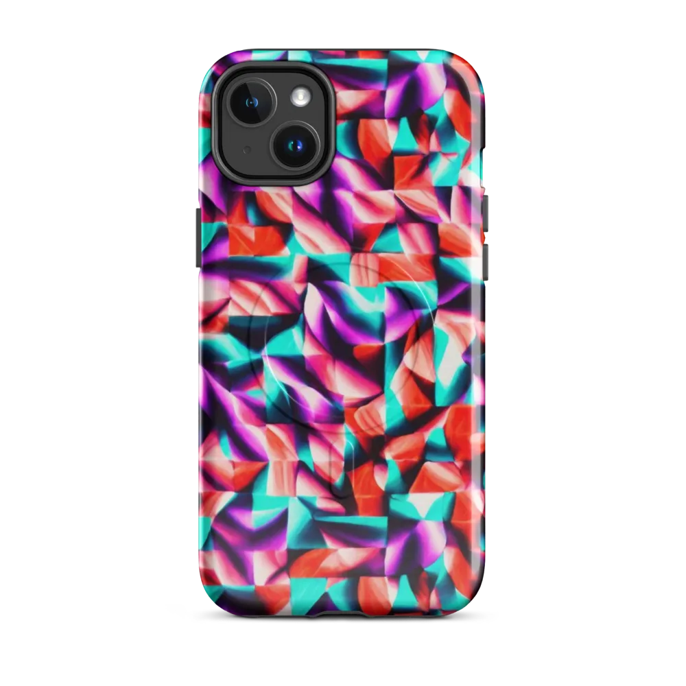 Electric Petalwork on MagSafe Tough Case for iPhone® — Front