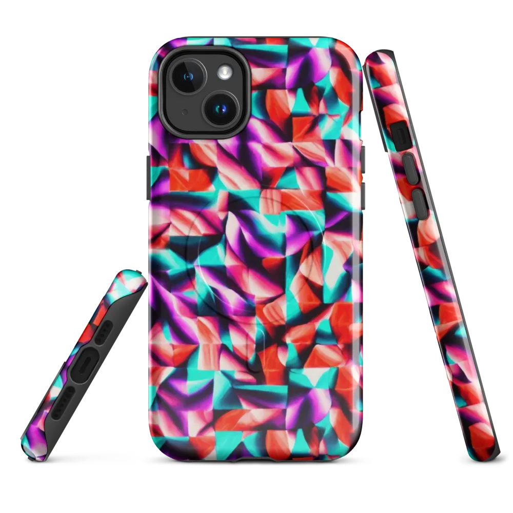 Electric Petalwork on MagSafe Tough Case for iPhone® — Front