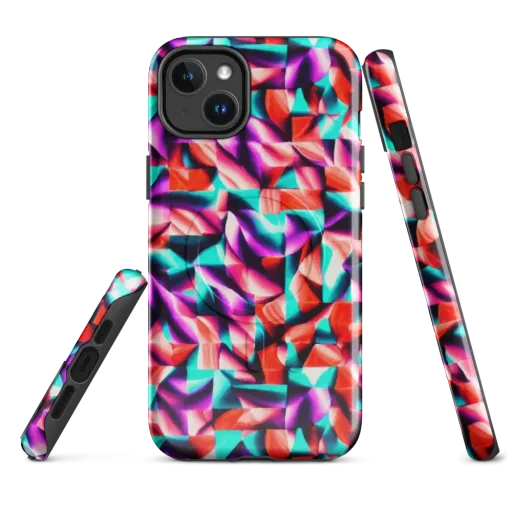 Electric Petalwork on a MagSafe Tough Case for iPhone®