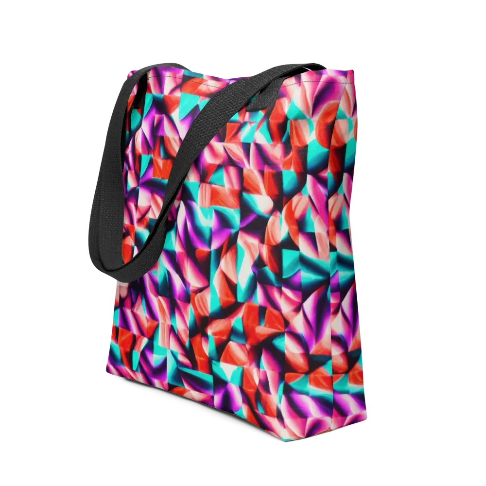 Electric Petalwork on Tote Bag — Front
